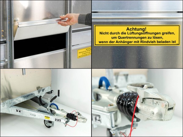 Ifor Williams Viehanhänger TA5 10x6 156x311cm Höhe:183 2,7t|Rampe/Tür